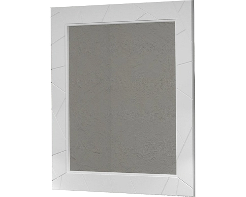 Зеркало Луиджи 90, цвет белый матовый