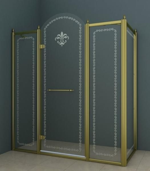 Cezares Retro-AH-13-130/100-PP-Cr-L душевой уголок