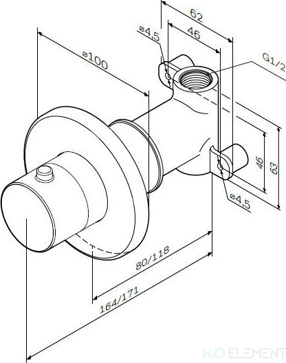 Вентиль AM.PM F0800200