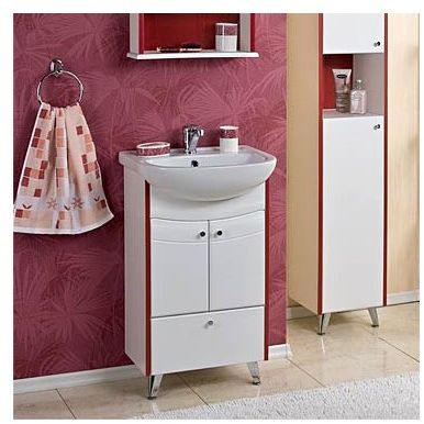 Тумба с раковиной Акватон Дионис м 1A0083K0DS010 цвет Белый