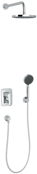 Душевой комплект Jacob Delafon Modulo E30759-CP С ВНУТРЕННЕЙ ЧАСТЬЮ