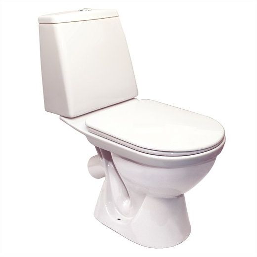 Унитаз напольный Cersanit VIVA S-KO-VIV-ST-P-w, с сиденьем