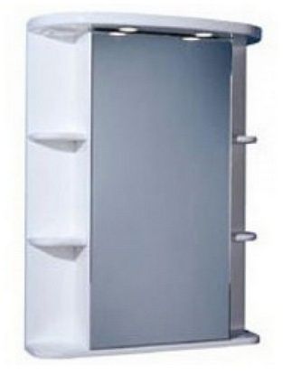 Шкаф-зеркало Акватон Кристалл 1A000102KS01R цвет Белый