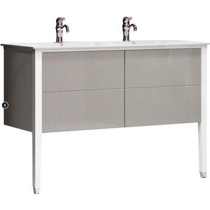 Тумба без раковины Opadiris Рубинно 120, напольная, серый глянцевый, 00-00003869