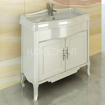 Тумба-умывальник Comforty "Версаль-90" слоновая кость с раковиной Comforty JS90