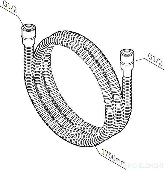 Душевой шланг AM.PM F0400364
