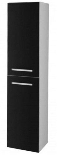 Шкаф-пенал Dreja Go 24362 левосторонний, черный глянец