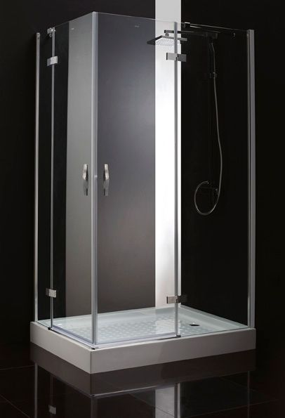 Душевой уголок Cezares Bergamo AH2 120/100 C Cr L