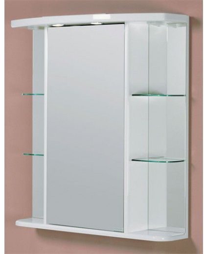 Шкаф-зеркало Акватон Эмили 1A002702EM010, цвет Белый