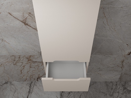 Колонна подвесная Style Line "Матис" 36 см, 1 ящик, КРЕМ, PLUS, ЭМАЛЬ, ЛС-00002311