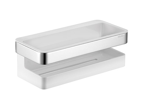 Полка Keuco Collection Moll 12758 хром, белая