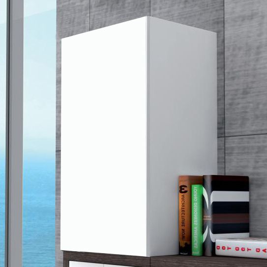 Шкаф Акватон Интегро (1A144303IN01L) левосторонний, белый