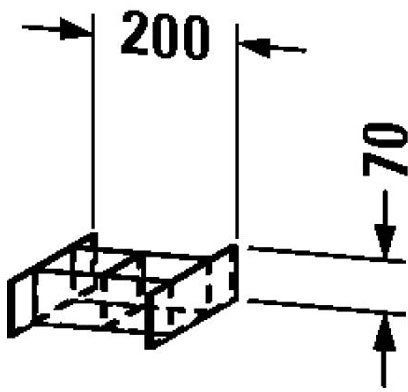 Стеклянное отделение Duravit Esplanade ES 9922 (ES992200000)