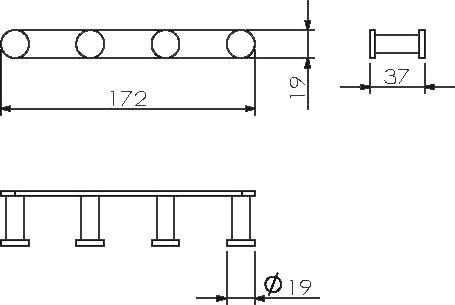 Крючок Langberger 28034A