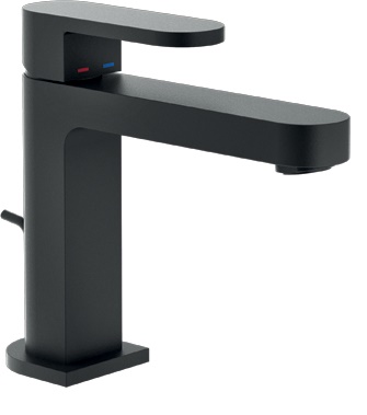 UP94118/1BM UP смеситель для раковины, матовый черный
