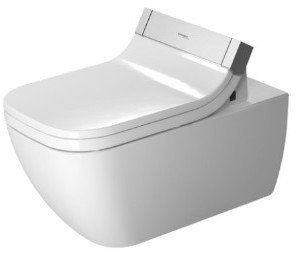 Подвесной унитаз Duravit t Happy D.2 2550590000 безободковый, с функцией биде