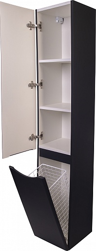 Колонна универсальная Style Line "Бергамо L" с корзиной, черный, PLUS