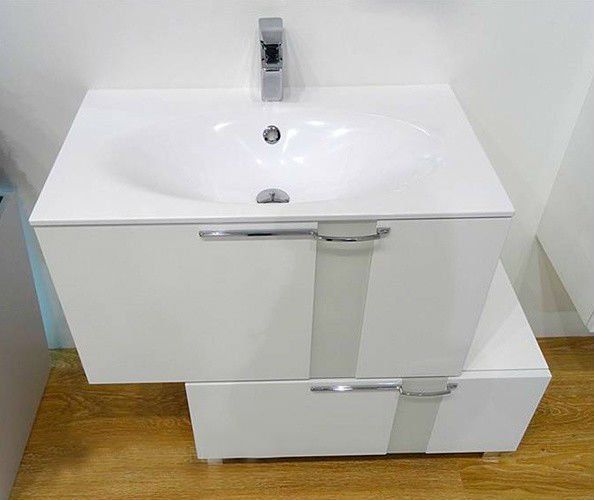 Тумба под раковину Акватон Марко 100 (1A190201MO010) белая