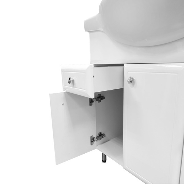 Тумба-умывальник Comforty "Сочи-85" белый с раковиной Comforty Т-9385