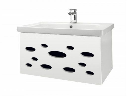 Тумба под раковину Dreja Vitta 23624 белый глянец