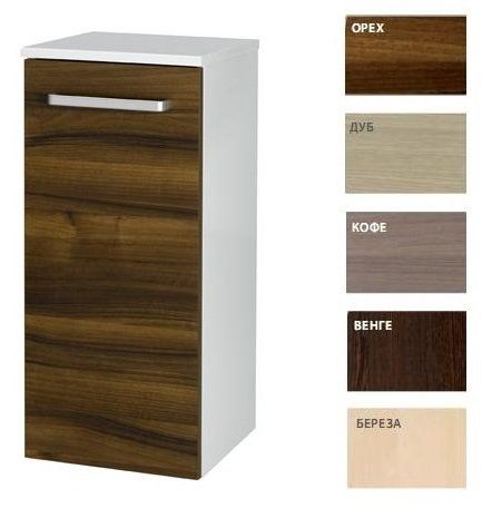 Шкаф зеркальный Vitra T4 100 (55366) черный