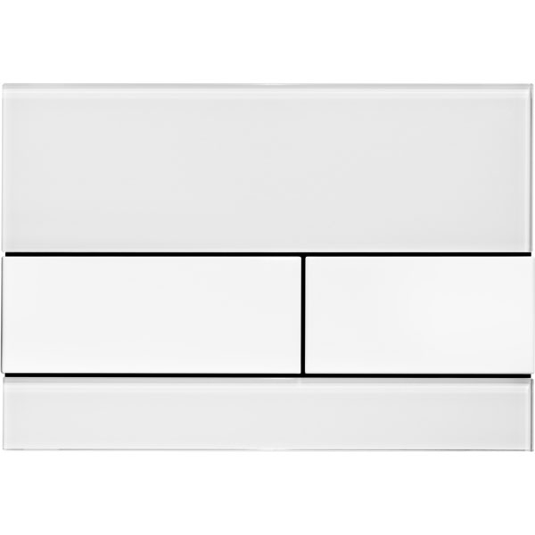 Стеклянная Клавиша смыва унитаза TECE для системы с двойным смывом, 9240800