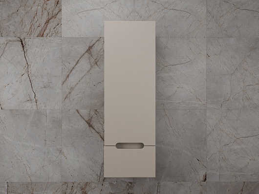 Колонна подвесная Style Line "Матис" 36 см, 1 ящик, КРЕМ, PLUS, ЭМАЛЬ, ЛС-00002311