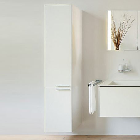 Шкаф-пенал Keuco Royal 60 белый глянец, с корзиной L