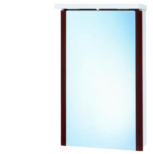 Зеркальный шкаф с подсветкой Dreja Lafutura 99100 левосторонний, слива