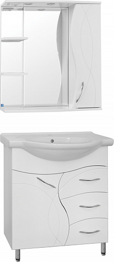 Зеркало-шкаф Style Line Амелия 75, ЛС-00000014