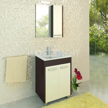 Тумба-умывальник Comforty "Барселона-60" венге с раковиной Comforty XD-F60