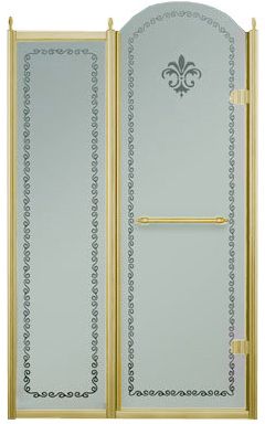 Душевая дверь в нишу Cezares Retro-B-11-120-CP-G-L