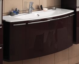 Тумба под раковину под раковину Акватон Севилья 1A126501SE340, цвет Гранат