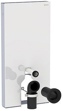 Сантехнический модуль для подвесных и напольных унитазов Geberit Monolith Plus 131.201.SI.1 с подсве