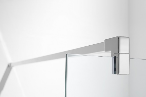 AQ WIW 07020CH Душевая перегородка Aquatek Walk in 700x2000 профиль хром, стекло прозрачное