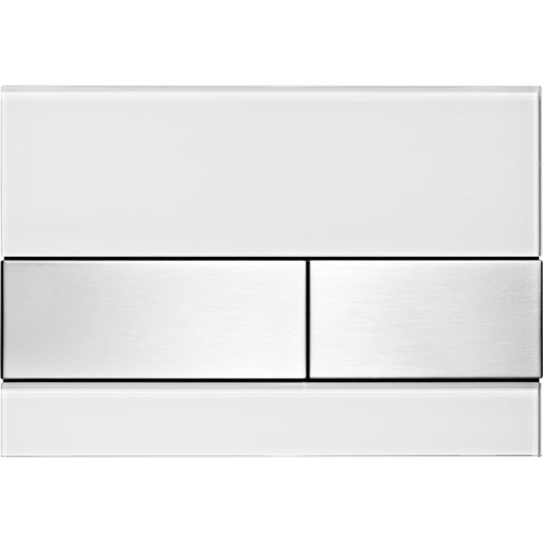 Стеклянная Клавиша смыва унитаза TECE для системы с двойным смывом, 9240801