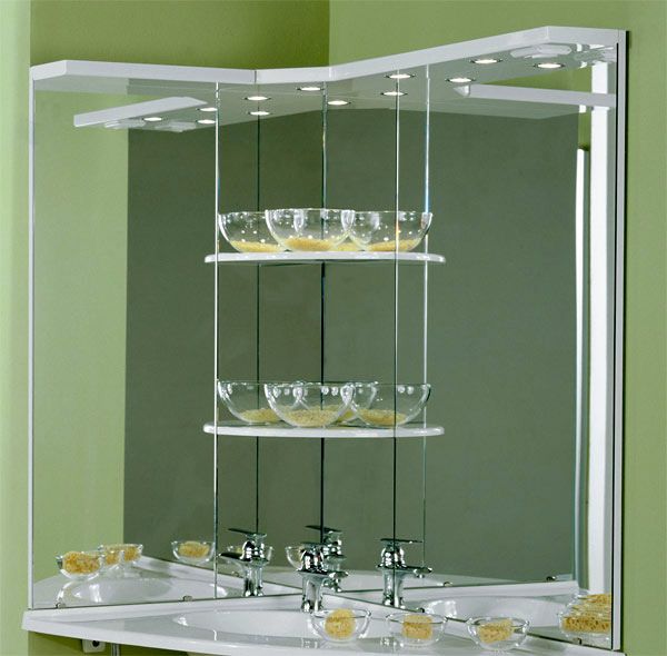 Зеркало Акватон Корнер 100 L угловое