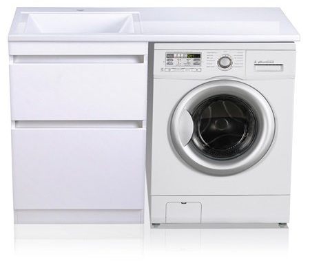 Тумба для комплекта Style Line Даллас 100 Люкс Plus напольная, белая