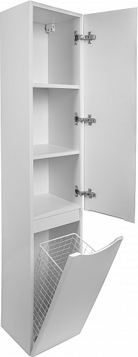 Колонна универсальная Style Line "Бергамо" с корзиной, белый, PLUS