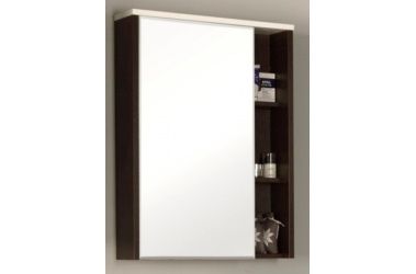 Шкаф-зеркало Акватон Крит 1A144202KT500 цвет Белый, венге