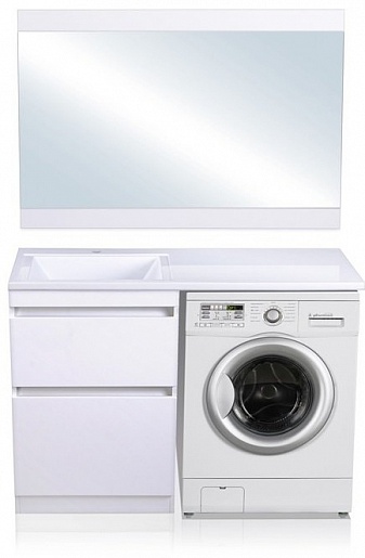 Тумба для комплекта Style Line Даллас 100 Люкс Plus напольная, белая