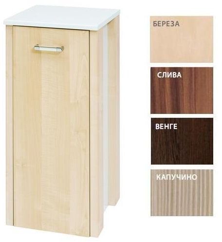 Шкаф-пенал Dreja Lafutura 92354 береза, с бельевой корзиной