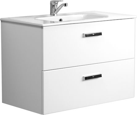 Тумба с раковиной Roca Victoria Nord 80 белая