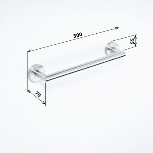 Полотенцедержатель NEO 500x70мм, матовый хром
