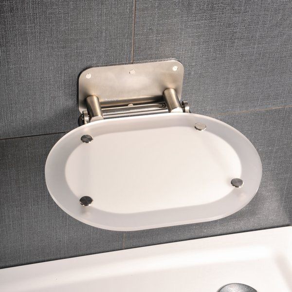 Сиденье для душа Ravak Ovo Chrom clear/stainless