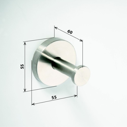 Крючок цилиндрический Neo 55x60мм