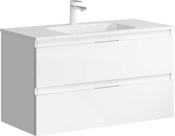 Подвесная тумба без раковины AQWELLA 100 см, ACC0110W