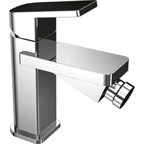 TREND-BSM1-01-Cr Смеситель на биде однорыч c донным клапаном, исполнение хром, ручки хромированные