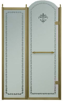 Душевая дверь в нишу Cezares Retro-B-11-120-CP-Br-R