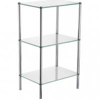 FX-9333 Трёхэтажная стеклянная этажёрка